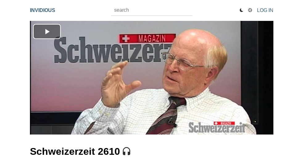 Screenshot Schweizerzeit