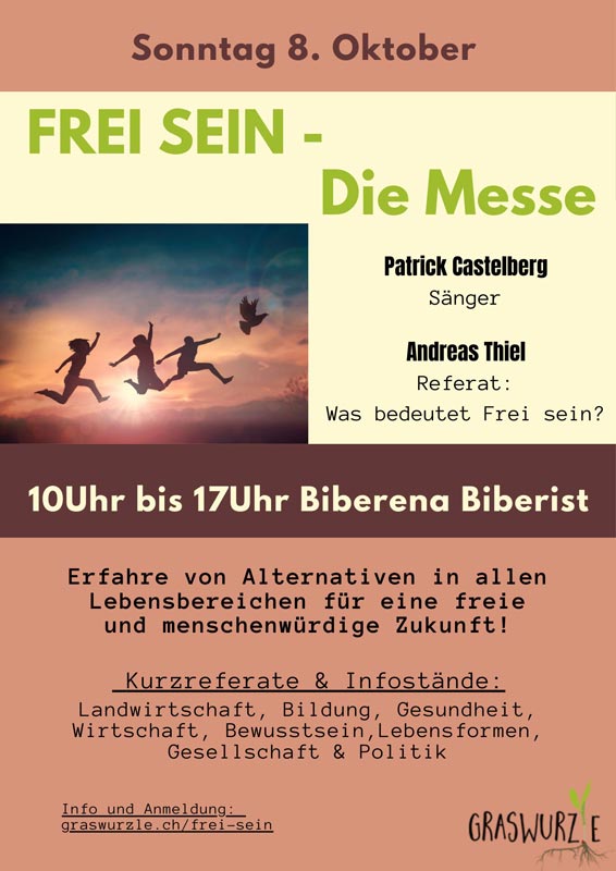 Flyer Messe Frei sein